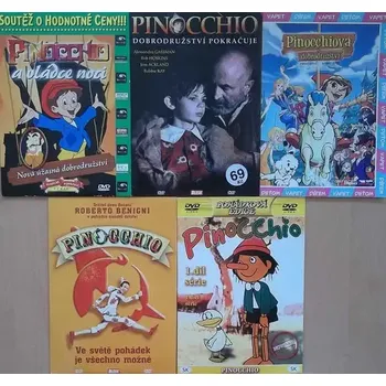 DVD film Kolekce Pinocchio 5x jinak 5DVD
