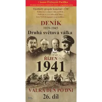 DVD film Deník - Druhá světová válka díl.26 - Říjen 1941 - DVD