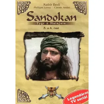 DVD film Sandokan tygr z Malajsie - 3. - 4. část - DVD pošetka