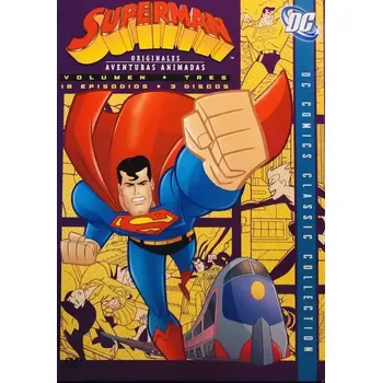 DVD film Superman - Originales Aventuras Animadas - Volumen Tres - v originálním znění bez CZ titulků - 3xDVD /2xslim v šubru/