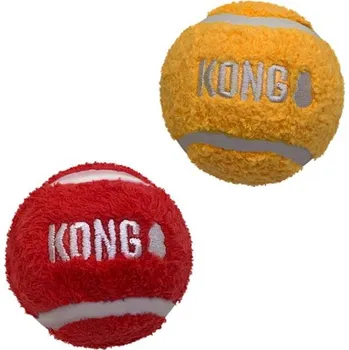 Hračka pro psa Hračka tenis + plyš KONG Sport® Softies Balls L 2 ks