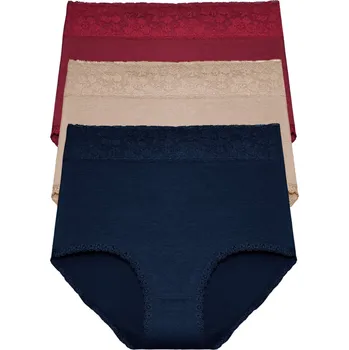 Kalhotky Josefa bavlněné kalhotky vysoký pas 9083 - 3bal L vícebarevná