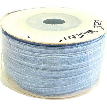 Stuha Stuha šifonová, šíře 3mm, SV. MODRÁ, 50m/bal.