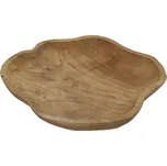 Home Styling Collection Dekorativní tác na teak, 35x30x4 cm, stojan na hrnce