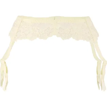 Kalhotky Sielei podvazkový pás ecru L smetanová