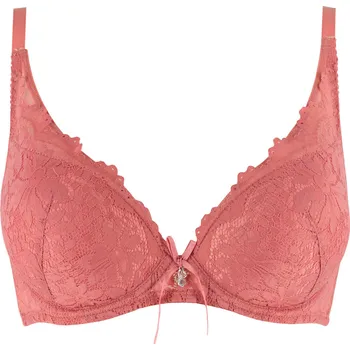 Podprsenka Anella krajková push-up podprsenka V 1076 C 75C růžová