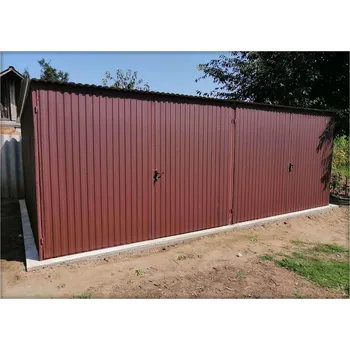 Přístřešek na auto Plechová dvojgaráž 6x5m BTX 3009