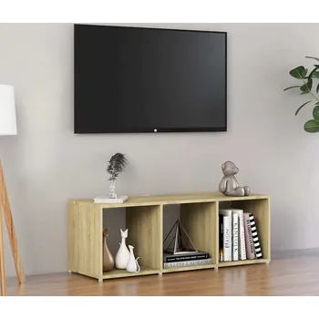 Nábytek vidaXL TV stolek 107 x 35 x 37 cm dřevotříska [805538] Barva: dub sonoma