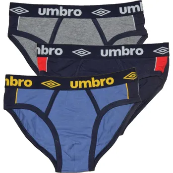 Slipy Umbro elastické bavlněné chlapecké vzorované slipy MIX 9