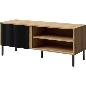 Komoda RTV stolek MIA 120 - dub + černá