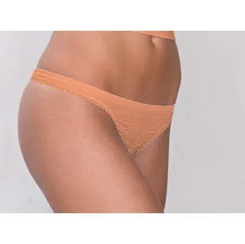 Kalhotky Axirya -Bezešvá tanga Sospiro - broskvová/S/M