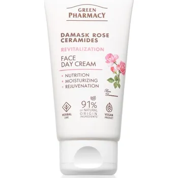 Pleťový krém Green Pharmacy Damask Rose & Ceramides Face Cream denní krém na obličej s intenzivní výživou 50 ml