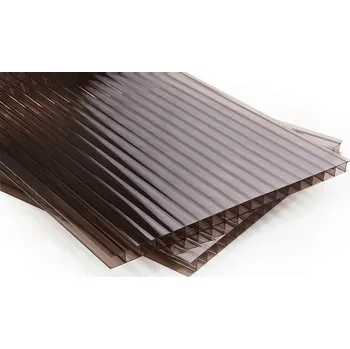 Střecha Corplex Polykarbonátová deska bronz 8 mm 2W (dvoustěnná) 1,05x5 m