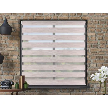 Roleta FEXI Zatemňovací Roleta Den a noc, Nature cappuccino, A 026 v POLO kazetě, 150x30 cm