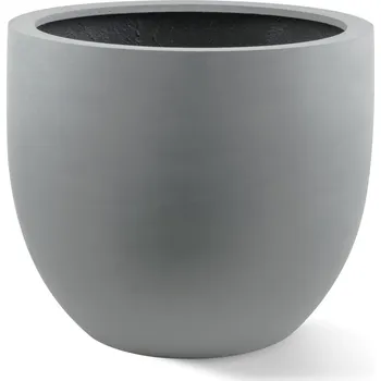 Květináč Argento New Egg Pot Natural Grey Ø 36 cm / V 31 cm