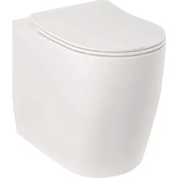 Klozet Kludi Resa R - Stojící WC, vario odpad, Rimless, lesklá bílá 23WCB0443