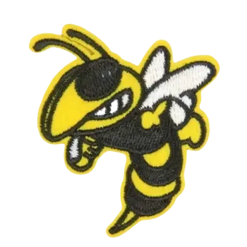 Nášivka Nažehlovací nášivka - rozzuřená vosa (5,1 x 6,0 cm)