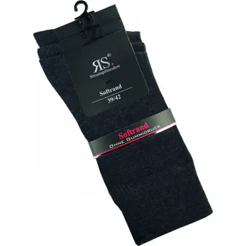 Pánské ponožky RS klasické pánské bavlněné jednobarevné elastické ponožky s jemným svěrem mix21 39-42