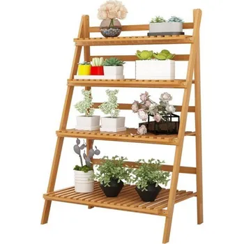 Knihovna Skládací bambusový regál NEPEL