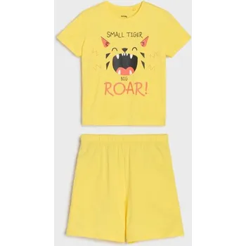 Sinsay - Dvoudílná pyžamová souprava - žlutá - 035DP-10X - 035DP-10X-134