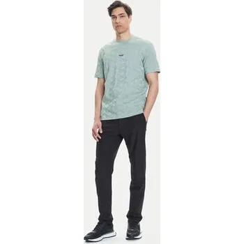Pánské tričko BOSS T-Shirt 50538184 Zelená Relaxed Fit XXL