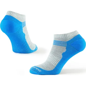 Pánské ponožky Ponožky Zulu Merino Summer Velikost ponožek: 35-38 / Barva: modrá/šedá
