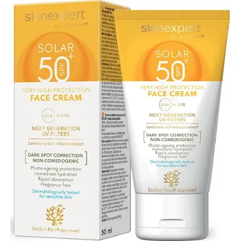 Přípravek na opalování skinexpert BY DR.MAX Solar Face Cream SPF50+ 50 ml