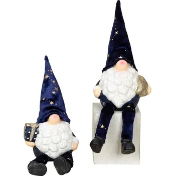 Vánoční dekorace PROHOME - Santa skřítek stojící 25cm různé druhy