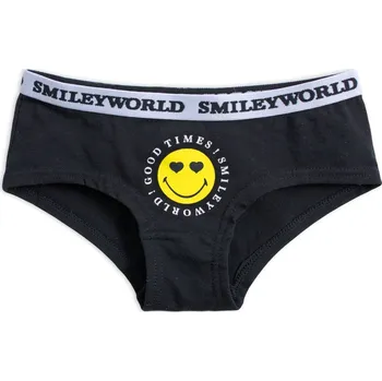 Dívčí kalhotky SMILEY WORLD černé Velikost: 134-140
