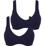 Terife nevyztužená podprsenka 7516 100C tmavě modrá