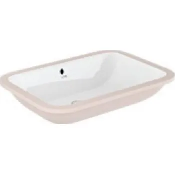 Umyvadlo Kludi Resa - Umyvadlo, 62x43 cm, s přepadem, lesklá bílá 59W0643