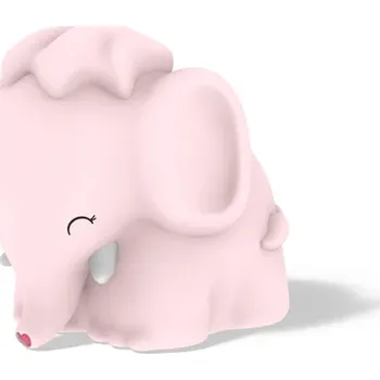 Lampička MP KOVÁNÍ Silikonová noční lampička - Růžový sloník