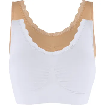 Body Ilča nevyztužená lambáda s krajkou 2023 - 2 ks 3XL vícebarevná