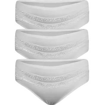 Kalhotky Hanel - pružné kalhotky do pasu 3717 - 3bal 3XL bílá