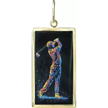 Přívěsek Aljančič Golf Miniartion žluté zlato