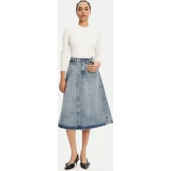 Dámská sukně HUGO Džínová sukně 50530310 Modrá Regular Fit S