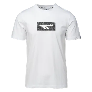 Pánské tričko Pánské Tričko s krátkým rukávem HI-TEC AMILO M000261626 – Bílá S