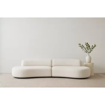 Sedací souprava Eichholtz Sofa Björn S – designová krémová pohovka v moderním stylu - krémová barva (OUTLET, NOVÉ ZBOŽÍ, poslední kus, připraven k odběru ihned)