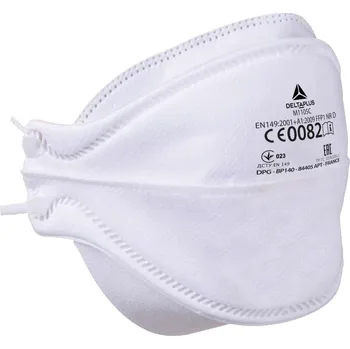respirátor DELTA M1105 / FFP1 respirátor, 4 vodorovně skládané chlopně, 20 ks v balení - bílá Nastavitelná