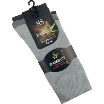 Pánské ponožky RS klasické unisex viskózové jednobarevné ponožky s jemným svěrem mix35 39-42