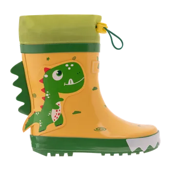 Dívčí holínky Dětské Holínky BEJO DINOSI KDB M000274581 – Žlutá 22