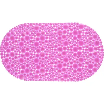 Hračka pro nejmenší PROHOME - Podložka do vany 66x35cm oválná různé barvy bublinky