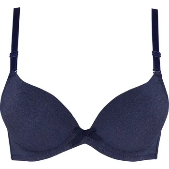 Podprsenka Modena push up s kosticemi 9002 70A tmavě modrá