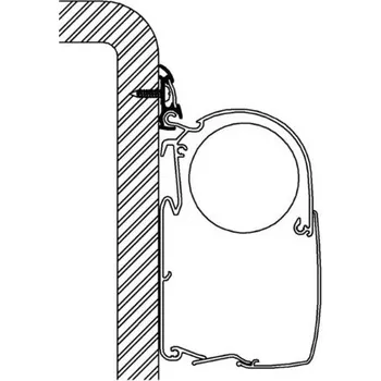 LED lišta Profil lišty Luxus 600 cm