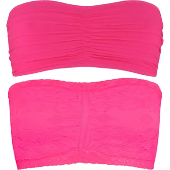 Podprsenka Missy Duo bandeau podprsenky G&N 2ks L zářivě růžová