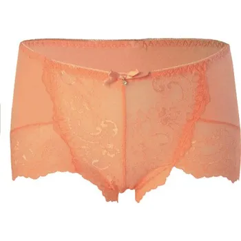 Kalhotky Noemi Lux kalhotky krajkové L světle oranžová