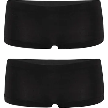 Pánské spodní prádlo Berta dámské boxerky bezešvé - 2bal M černá
