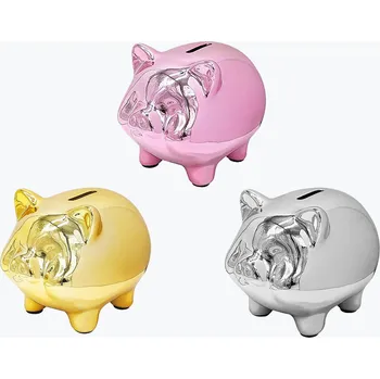 Pokladnička PROHOME - Pokladnička PRASÁTKO 13x10x10cm různé barvy