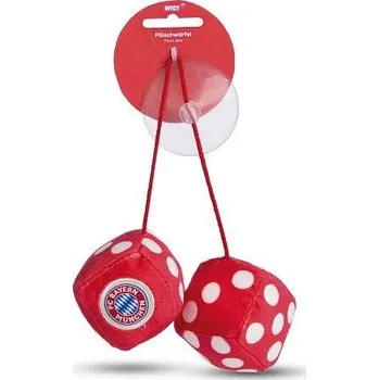 plyšák NICI plyš FC BAYERN MÜNCHEN kostka 4x4cm, GREEN