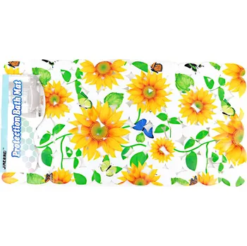 Protiskluzová podložka PROHOME - Podložka do vany květovaná 34x68cm